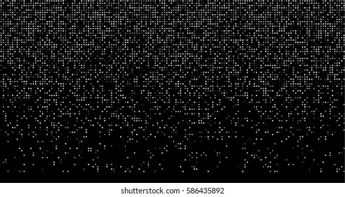 Falling Pixels  Pixel Abstract Mosaic Gradient Design Background  Monochromatic Abstract Background  Vector Illustration 