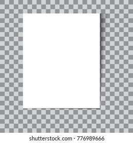 Falling realistic business cards template. Flyer mockup. Vector illustration