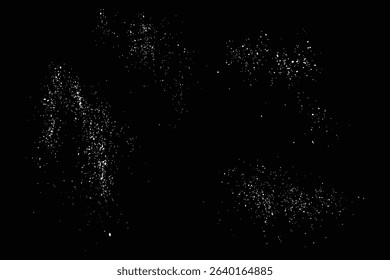 Falling set of snowfall snowflakes background design