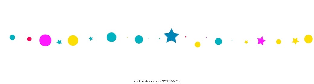 Falling Shine Christmas Vector White Panoramic Background. Effect Constellation Banner. Invitation Starfall Backdrop. Rainbow Rain Carnaval Invitation.