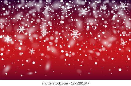 Falling Snow Background. Christmas Magic Illustration. 2019 Celebration Background. Fantasy  Snowstorm Illustration Design.