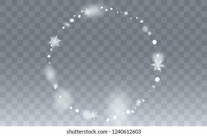 Falling Snow Background. Illustration for Happy New Year Design. Realistic Falling Snow Background. Fantasy  Snowstorm Illustration Design.