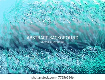 Falling snow background for Merry Christmas and Happy New Year. Snowstorm or snowflake dotted pattern. Winter vector illustration