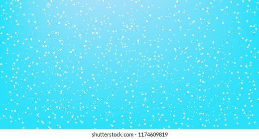 Falling snow background. Vector illustration with snowflakes. Winter snowing sky. Eps 10.