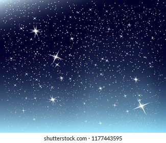 Falling snow background. Vector illustration with snowflakes. Winter snowing sky. Eps 10.