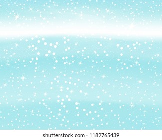 Falling snow background. Vector illustration with snowflakes. Winter snowing sky. Eps 10.