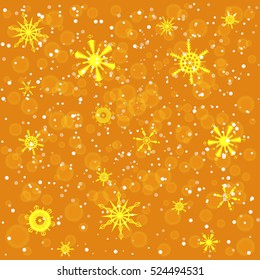 Falling snow background. vector illustration