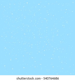 Falling snow background. Vector illustration. Eps10.