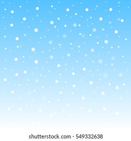 Falling snow background. Vector illustration. Eps10.