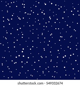 Falling snow background. Vector illustration. Eps10.