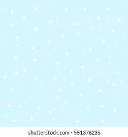 Falling snow background. Vector illustration. Eps10.