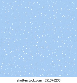 Falling snow background. Vector illustration. Eps10.