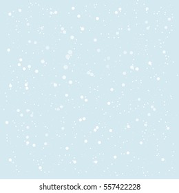 Falling snow background. Vector illustration. Eps10.