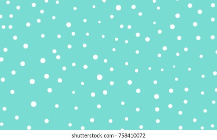 Falling snow background. Vector illustration with snowflakes. Winter snowing sky. Eps 10.