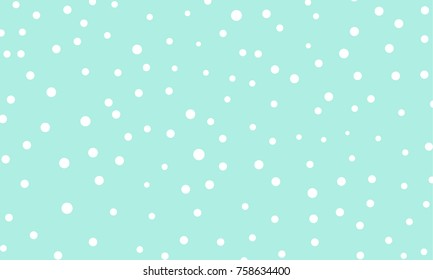 Falling snow background. Vector illustration with snowflakes. Winter snowing sky. Eps 10.