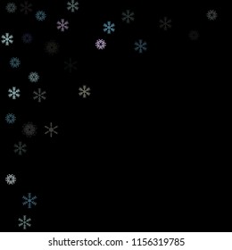 Falling snow confetti, snowflakes vector scatter. Christmas, New Year, Winter holidays party celebration. Retro frame, winter storm, sparkling trail. Funky snowfall falling snowflakes confetti