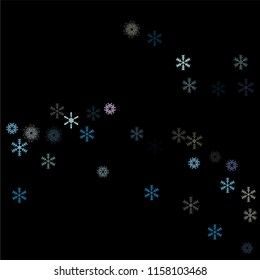 Falling snow confetti, snowflakes vector element. Festive winter, Christmas, New Year party decoration. Cold weather, winter storm, sparkling texture.