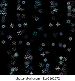 Falling snow confetti, snowflakes vector element. Festive winter, Christmas, New Year party pattern. Ice ad frame, winter storm, sparkling trail. Vintage snowfall falling snowflakes confetti