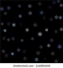 Falling snow confetti, snowflakes vector border. Festive winter, Christmas, New Year sale background. Cold weather, winter storm, scatter texture. Vintage snowfall falling snowflakes confetti