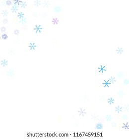 Falling snow confetti, snowflakes vector element. Festive winter, Christmas, New Year sale background. Retro frame, winter storm, sparkling trail. Vintage snowfall falling snowflakes confetti