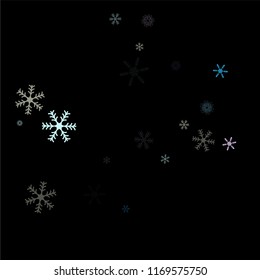 Falling snow confetti, snowflakes vector xmas frame. Festive winter, Christmas, New Year party decoration. Textured frame, winter storm, sparkling trail. Hipster snowfall falling snowflakes confetti