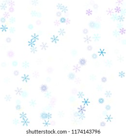 Falling snow confetti, snowflakes vector scatter. Winter holidays, Christmas, New Year party celebration. Cold ice frame, winter storm, sparkling trail. Hipster snowfall falling snowflakes confetti