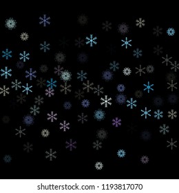 Falling snow confetti, snowflakes vector xmas frame. Winter holidays, Christmas, New Year party celebration. Cold ice frame, winter storm, sparkling trail. Funky snowfall falling snowflakes confetti