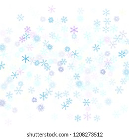 Falling snow confetti, snowflakes vector border. Festive winter, Christmas, New Year sale background. Retro frame, winter storm, sparkling trail. Funky snowfall falling snowflakes confetti