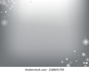 Fondo del Vector de Invierno De Confetti De Nieve Caída. Navidad, Año Nuevo Patrón De Copos De Nieve. Nieve voladora Realista, Efecto Cielo De Tormenta. Decoración Y Invierno. Caer Confetti De Invierno De Nieve En Gris