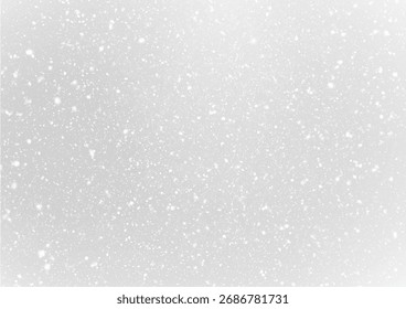 Efecto de nieve caída PNG, capa transparente de escarcha de invierno.
