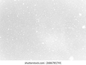 Efecto de nieve caída PNG, capa transparente de escarcha de invierno.