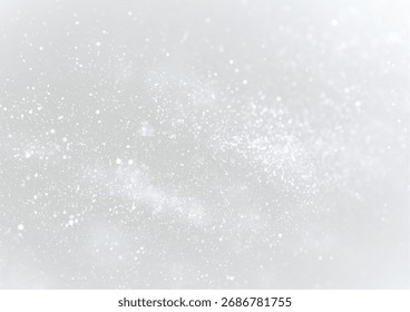 Falling snow effect PNG, winter frost transparent overlay.