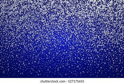 Falling snow element for greeting cards, posters. Merry Christmas vector illustration