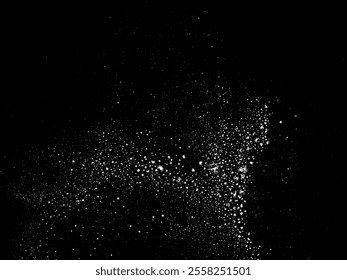 Falling snow flake. Vector snowflakes illustration snowfall falling snow background