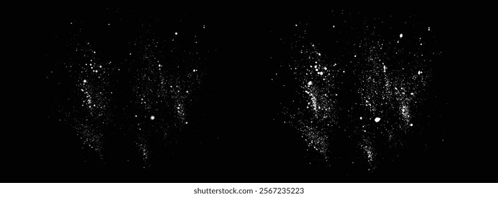 Falling snow flake. Winter snowflakes falling snow background design