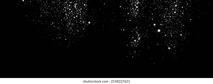 Falling snow. Falling snow flakes abstract background