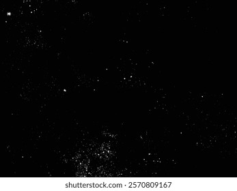 Falling snow flakes illustration. Abstract snowflake falling snow isolated background