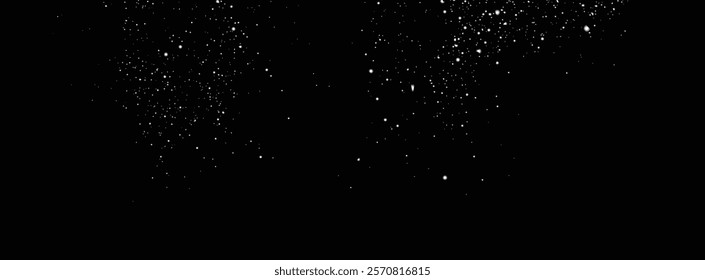 Falling snow flakes illustration. Falling snow isolated snowflakes background