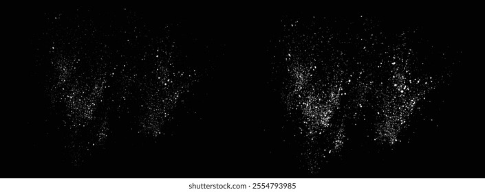 Falling snow flakes vector background. snowfall snowflakes illustration