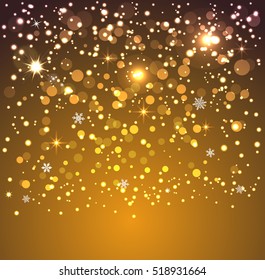 La caída de la nieve aislada en un fondo transparente. Copos de nieve, nevadas. Cartel de la celebración de Navidad y Año Nuevo. Fondo de invierno.