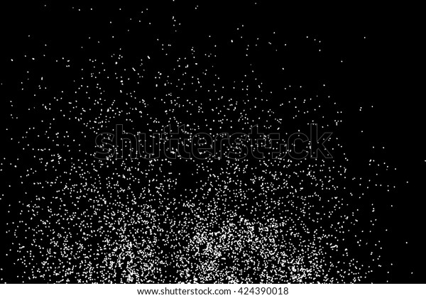 Falling Snow Night Sky Stars Pattern Stock Vector (Royalty Free ...