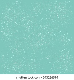 Falling Snow on the Blue Background. Christmas Holiday Mood Background. New Year Weather Background, Vector Illustration.