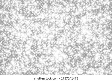 Falling snow on a transparent background