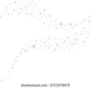 Nieve que cae sobre fondo transparente. Ilustración vectorial de nevadas ligeras. Bueno para el Anuncio, cartel, tarjeta de felicitación, tarjeta del partido, invitación, Plantilla, publicidad, campaña y redes sociales.