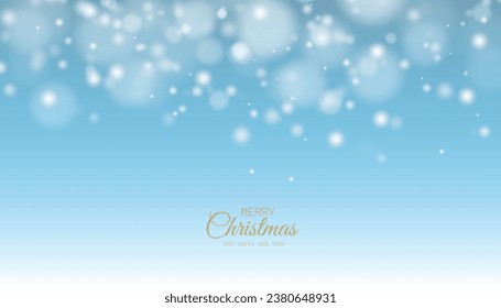 Falling Snow Overlay Background. Snowfall Winter Christmas Background. Vector Illustration.