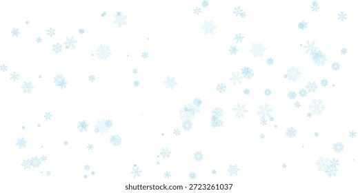Falling Snow Overlay Vector with Transparent Background for Photo and Video Editing