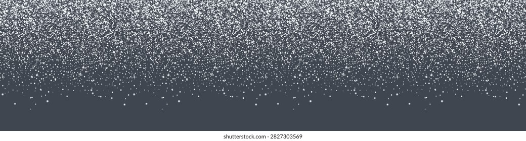 Falling Snow Particles Background. Christmas Background. White Snow