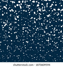 Icono de invierno de plaza de nieve en caída