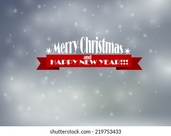 Falling snow vector background. Vector eps 10