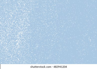 Falling snow winter background. White abstract texture on blue background. Vector illustration,eps 10.
